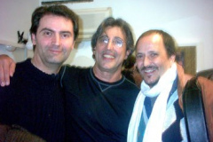 Con Ivan Lins e Nicola Stilo, Teatro Ambra Jovinelli, Roma 2004