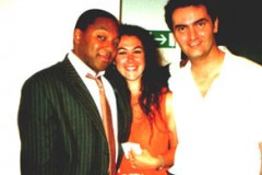 Con Wynton Marsalis e Claudia Cotti Zelati, Roma 2000